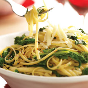 Linguini and Broccoli Rabe